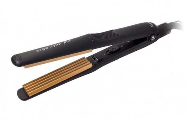 GA.MA Ergostyler Frise 200 degrees C melna/zelta - Matu gofretajs