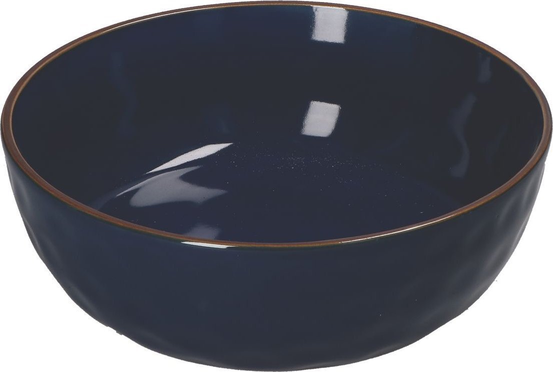 NPC Polska Rose&Tulipani Zestaw 4 misek do sałatek z kamionki 20 cm kobaltowy