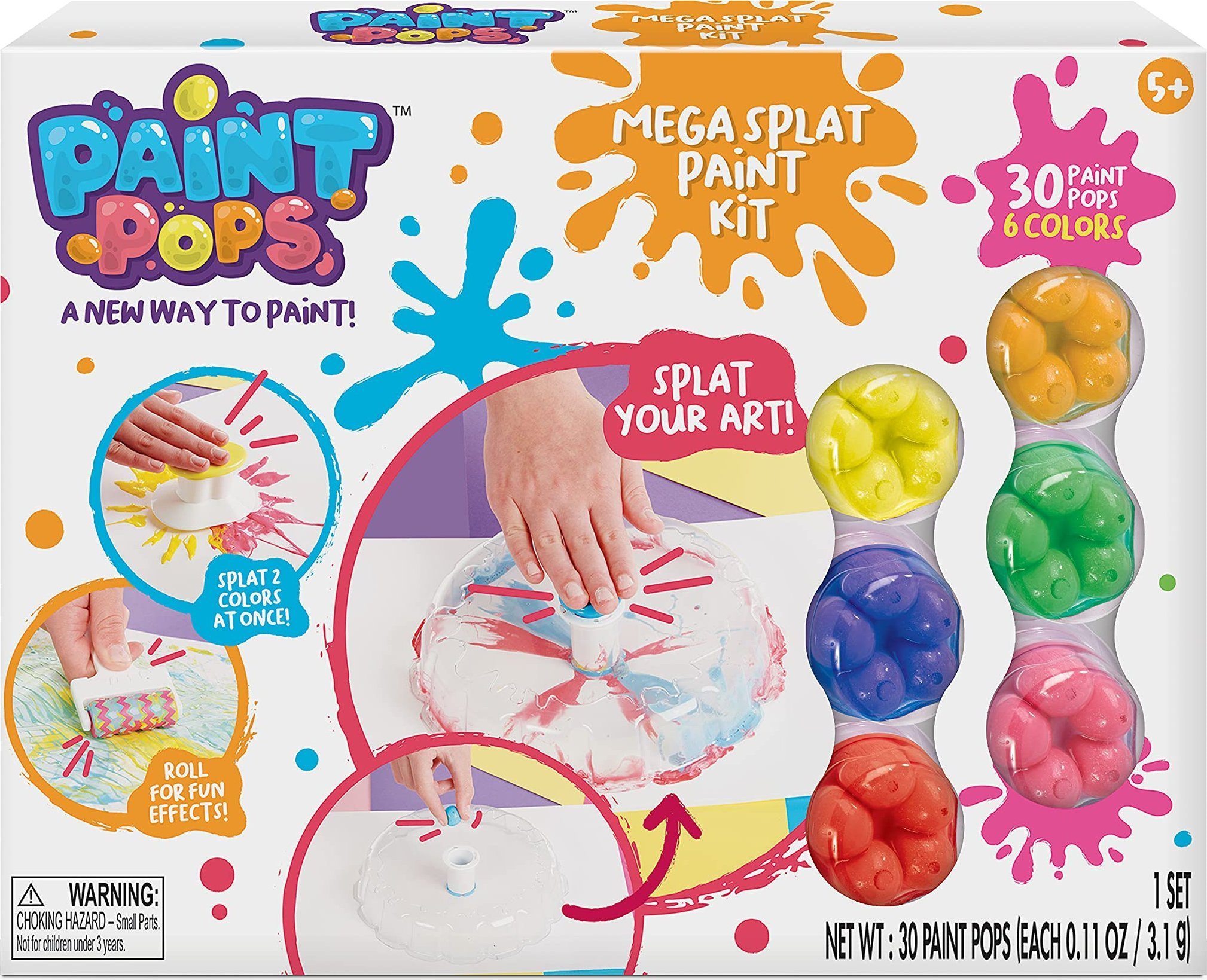 Funko Pop Paint Pops Pop n Splat gallery kit