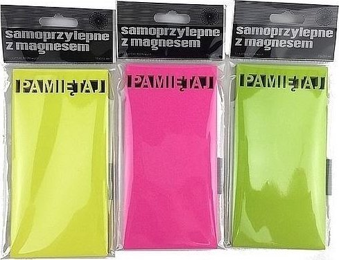 Ziemia Obiecana Karteczki elektrostatyczne 75x75mm 100K Pamiętaj