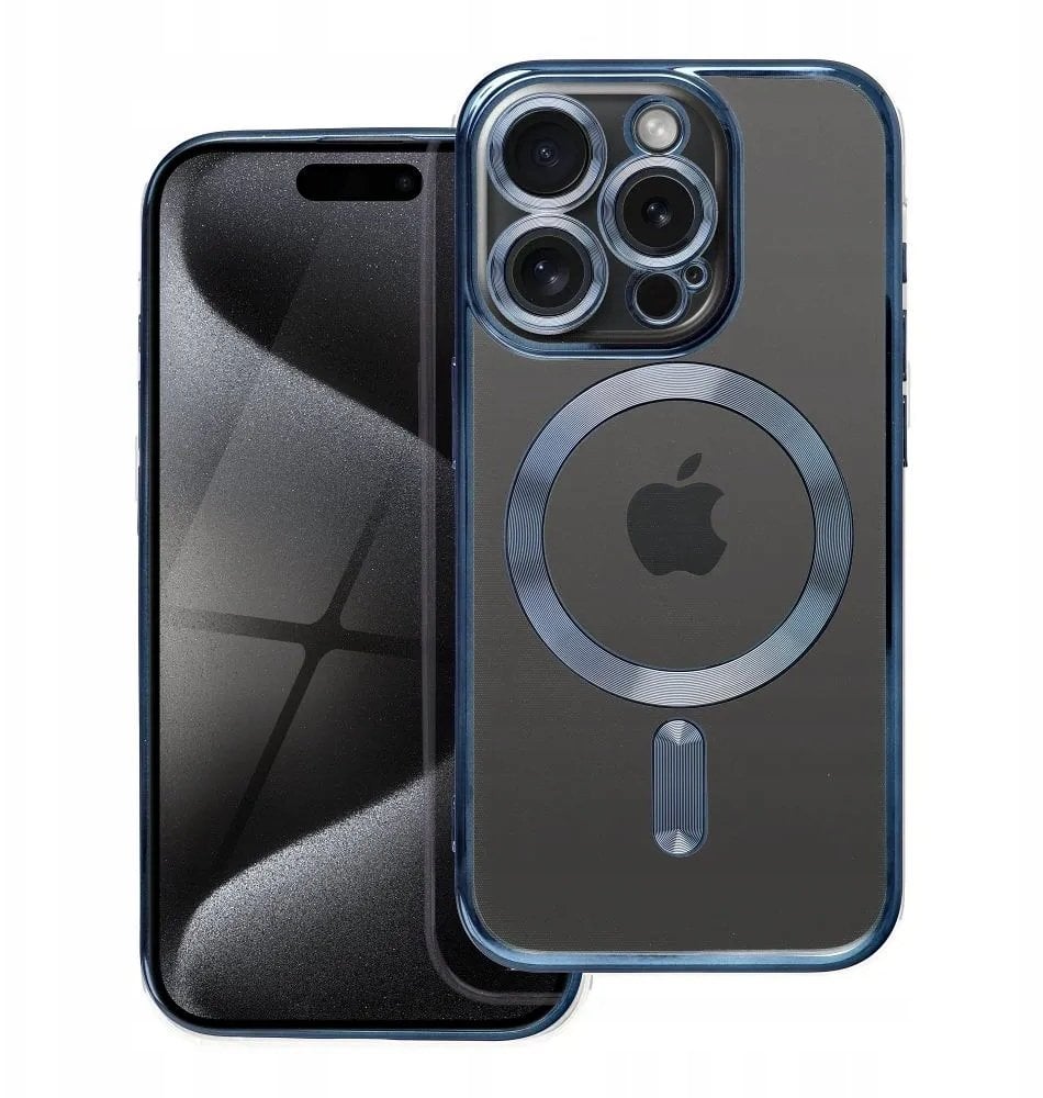 Futerał ELECTRO MAG COVER kompatybilny z MagSafe do SAMSUNG A17 tytanowy niebieski