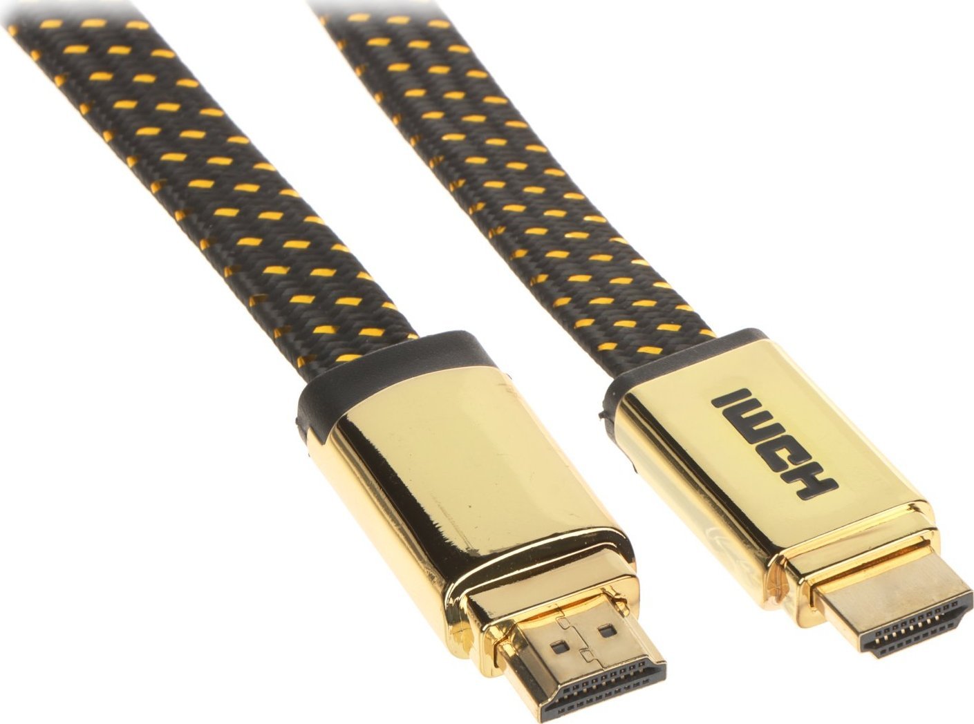 Kabel HDMI - HDMI 5m złoty (HDMI-5.0-MFL)