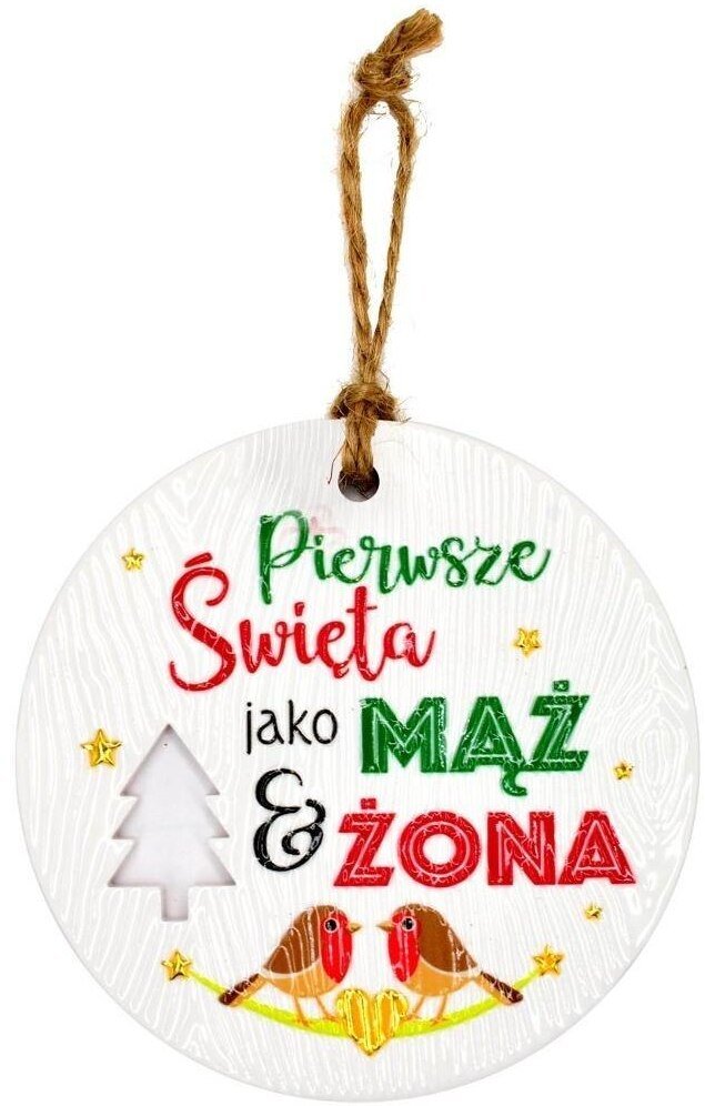 Zawieszka ceramiczna Boże Narodzenie