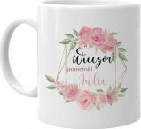 Koszulkowy Wieczór panieński + IMIĘ - kubek na prezent produkt personalizowany