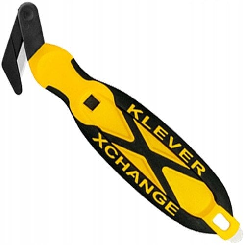 Nóż bezpieczny Klever XChange 30 żółty