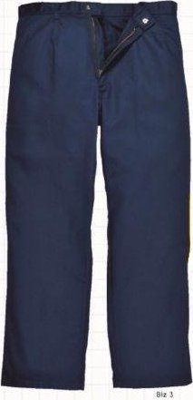 Portwest BZ30 - trudnopalne spodnie robocze do pasa BIZWELD - granatowy S