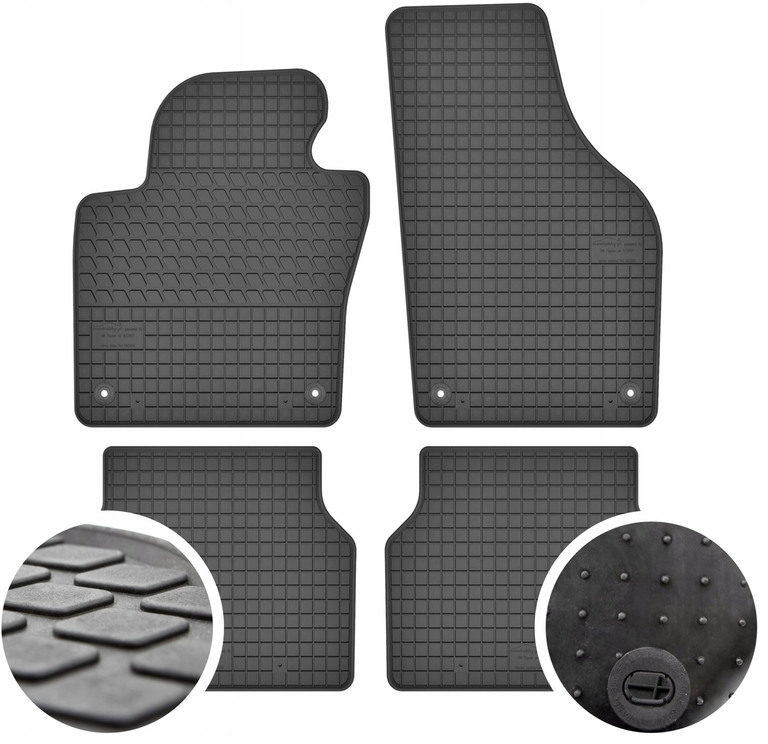 Dywaniki gumowe do VW Tiguan I