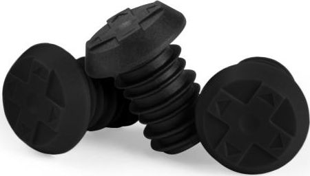 Dartmoor Korki do kierownicy Dartmoor Block czarne 2szt