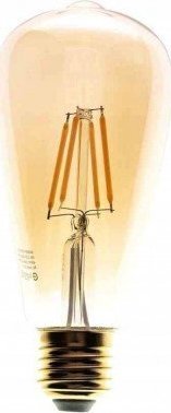 Eko-Light Żarówka Filamentowa LED 6W ST64 E27 2700K Amber