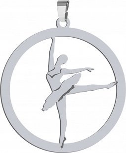 Radziszewska Jewellery Zawieszka Srebrna Baletnica Balet 925 Prezent GRAWER DEDYKACJA GRATIS