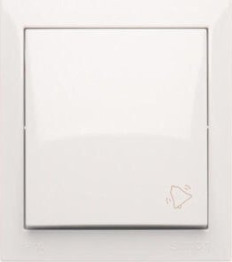 Kontakt-Simon Simon Aquaclick Przycisk dzwonek, 10 AX, 250 V biały ACD1/11