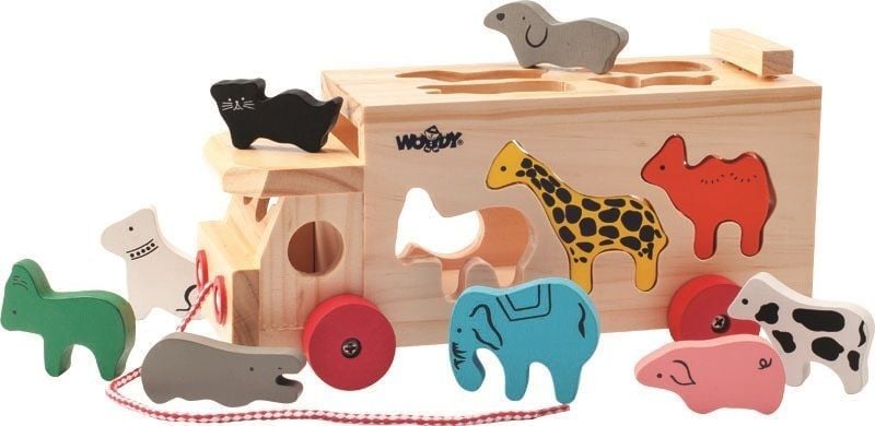 Woodyland Ciężarówka - sorter ze zwierzętami