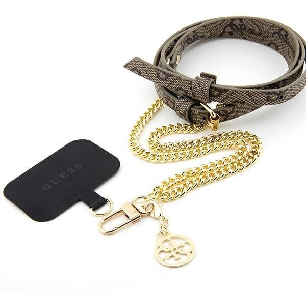 Guess GUUC4MG4EW Universal CBDY strapbrązowy/brown 4G Chain