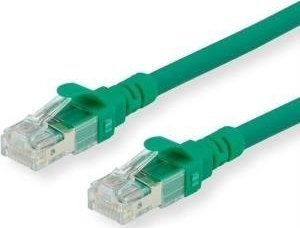 Roline ROLINE - Patch- Cable - RJ- 45 (M) to RJ- 45 (M) - 2 m - UTP - CAT 6 - halogen free, shaped, stranded - green (21.15.2532)