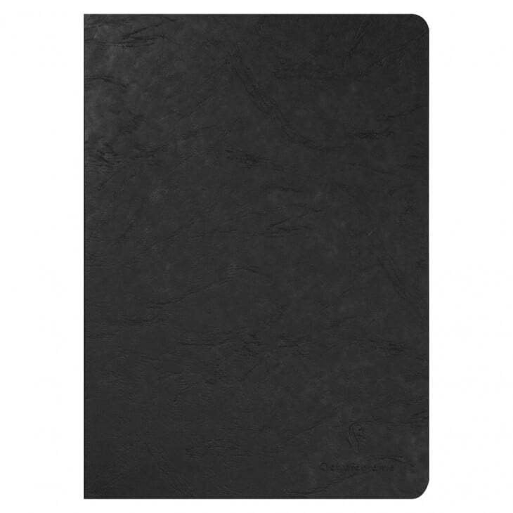 Clairefontaine Age Bag Czarny notes A5 96 stron/48 ark 90gram biały papier niebieskowany okładka kartonowa
