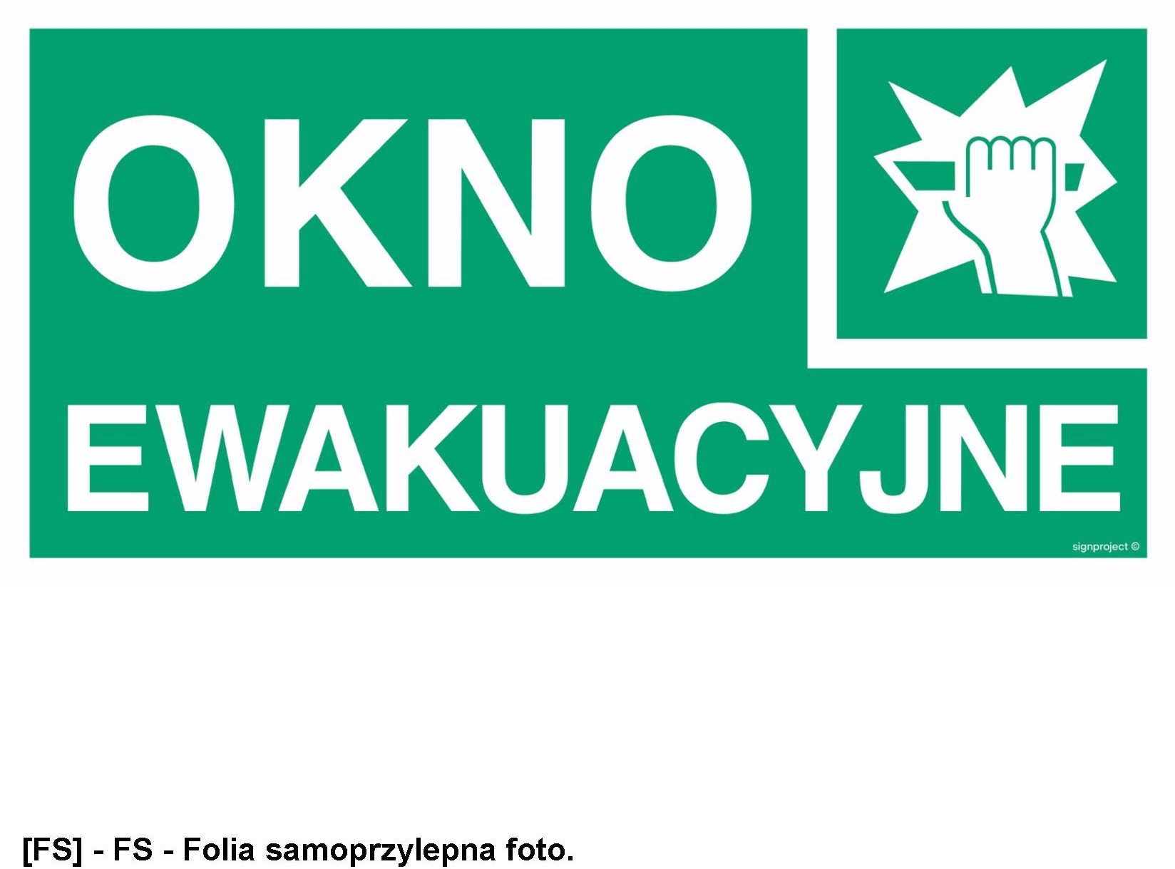 AC007 - Okno ewakuacyjne 1000x500