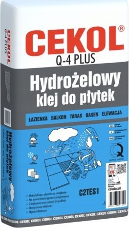 Cekol Klej do płytek hydrożelowy Q4 plus 5 kg