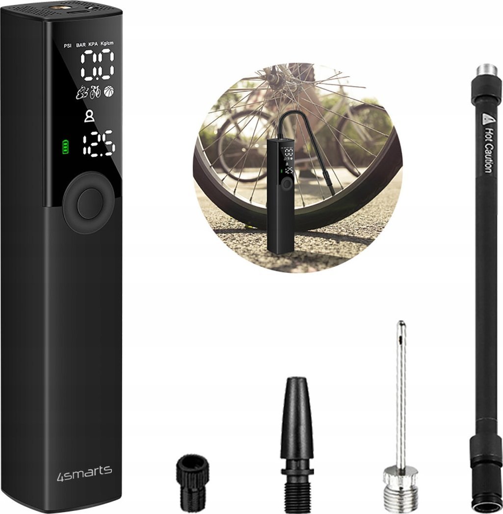 4smarts 4smarts Elektrische Mini-Luftpumpe VoltPump, universal