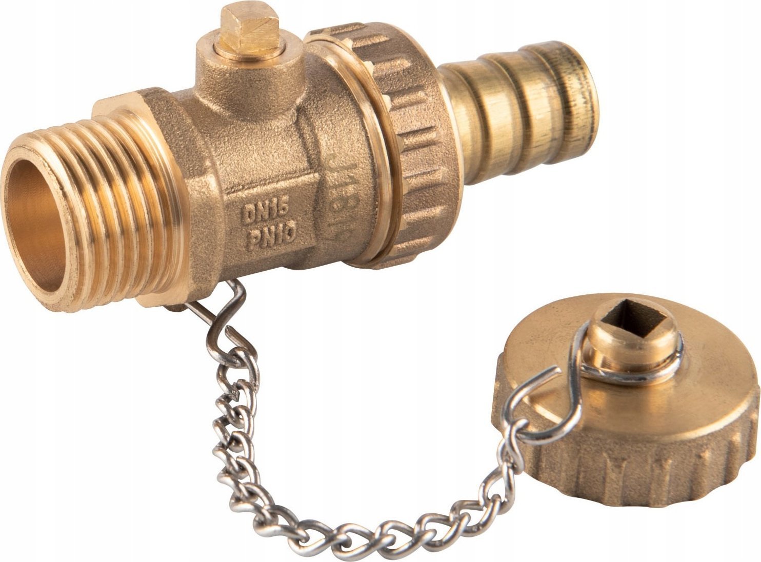 Ferro KUREK KUL.SPUSTOWY GZ3/4",ŚRUT.F-COMFORT