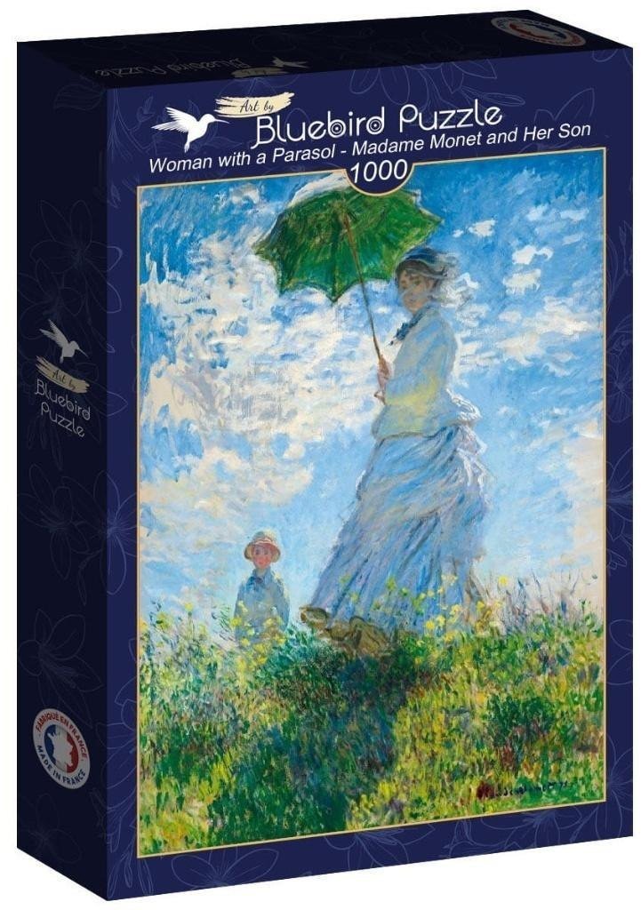 Puzzle 1000 Madam Monet z synem, Claude Monet