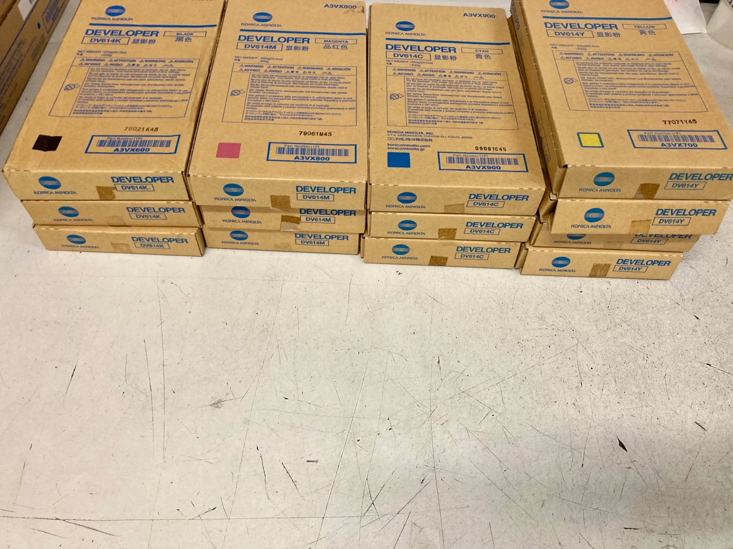 Konica Minolta Developer Konica Minolta 614C Cyan A3VX900