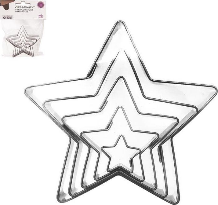 Orion Wykrawacz foremka do ciastek pierników GWIAZDA 5x uniwersalny