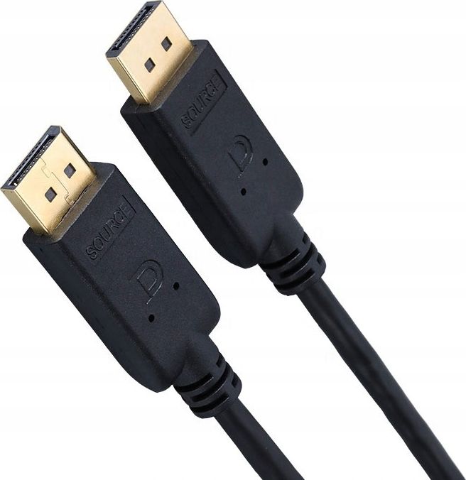 Kabel Bocian DisplayPort - DisplayPort 5m czarny