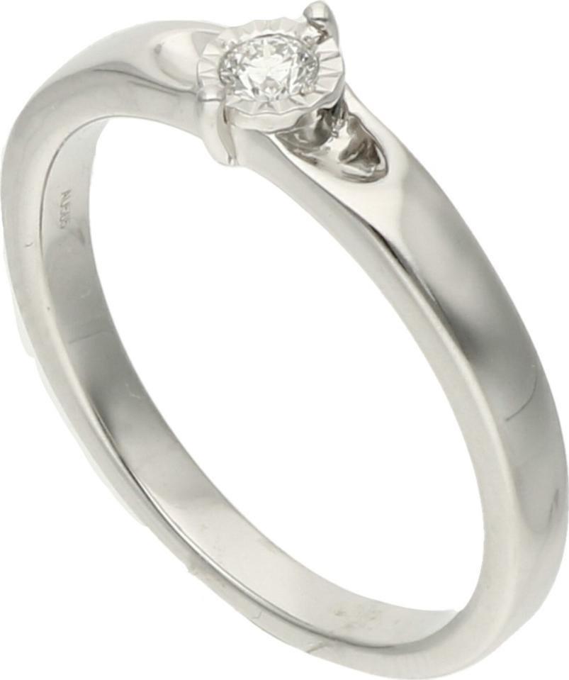 Rosanto Pierścionek z białego złota z brylantem roz. 14 585 14k