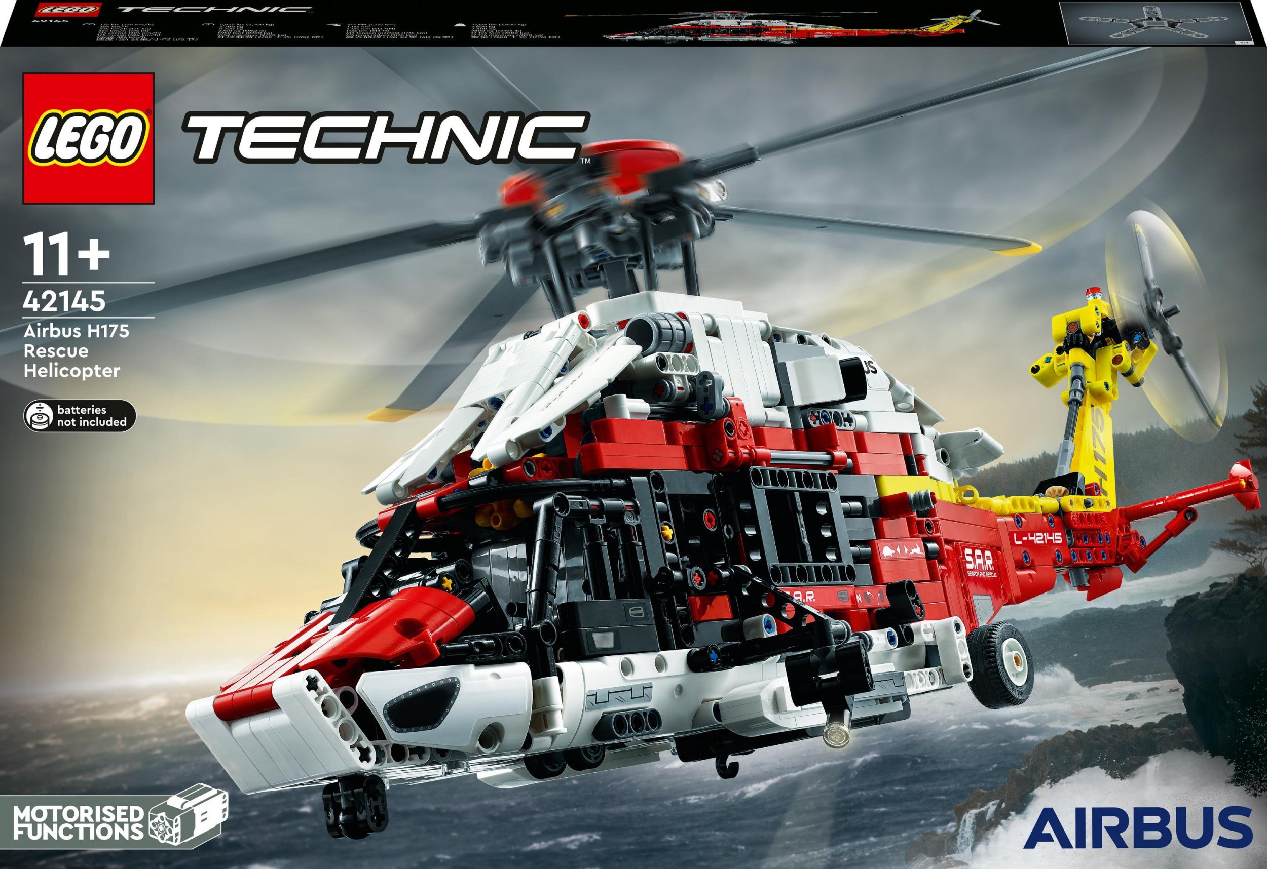 LEGO Technic Helikopter ratunkowy Airbus H175 (42145)