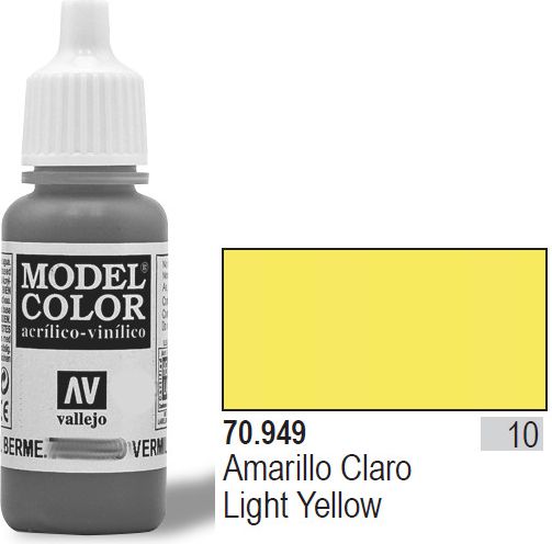 Vallejo Farba Nr10 Light Yellow 17ml - 70949