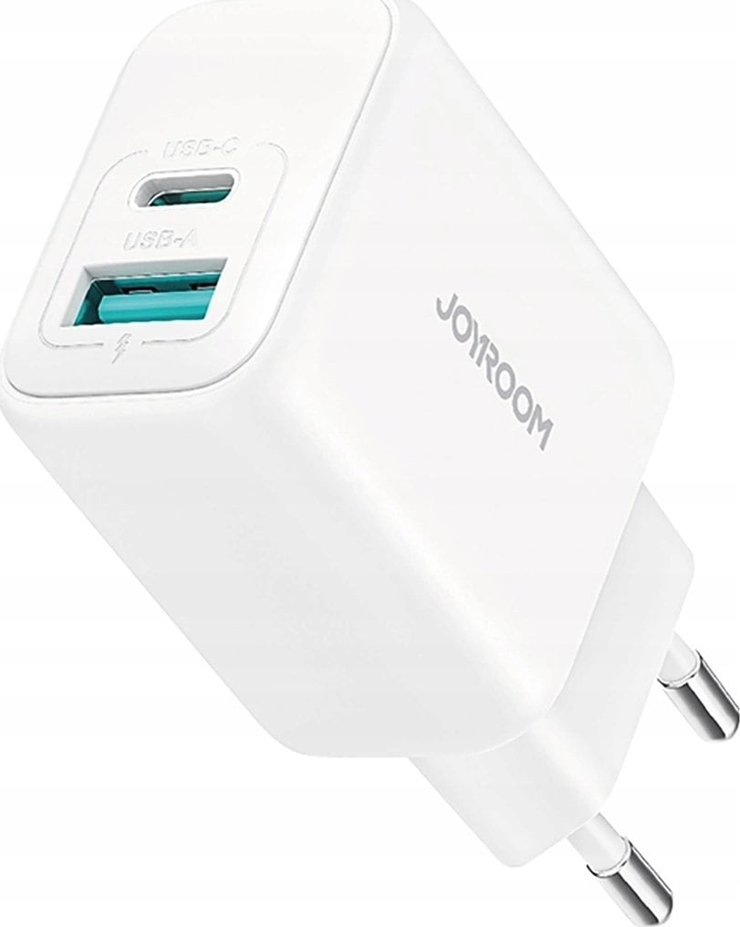 Ładowarka Joyroom Ładowarka Joyroom JR-TCF21 sieciowa USB-C / USB-A 20W PD / QC 3.0 - biała