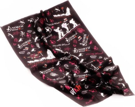 North Wind + medical Chusta - Komin turystyczna wielofunkcyjna Fuksja