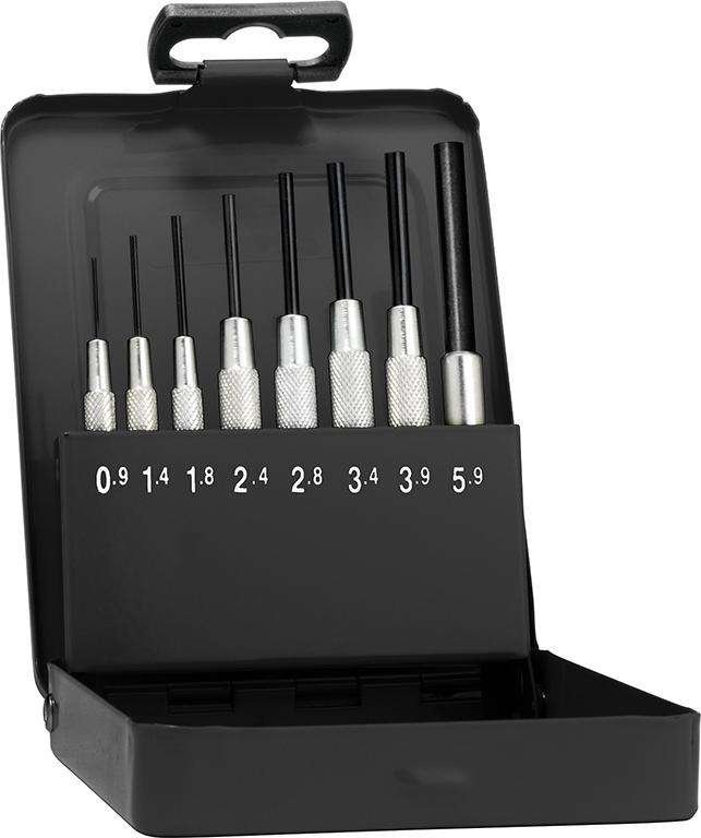 Zestaw wybijaków zawleczek Tuleja wmetalowej kasecie FORMAT