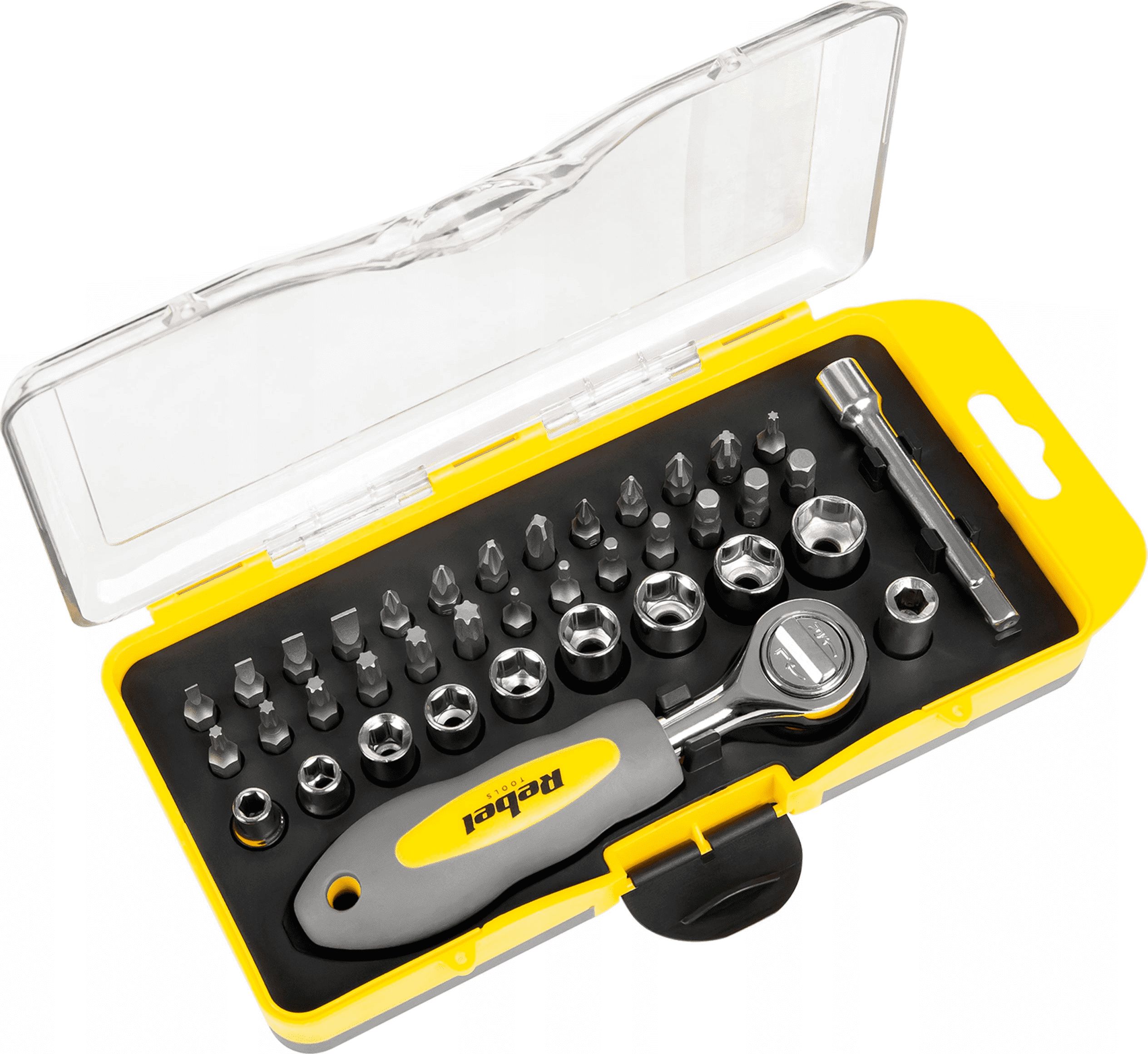 Zestaw narzędzi Rebel Tools 38 el. (RB-1104)