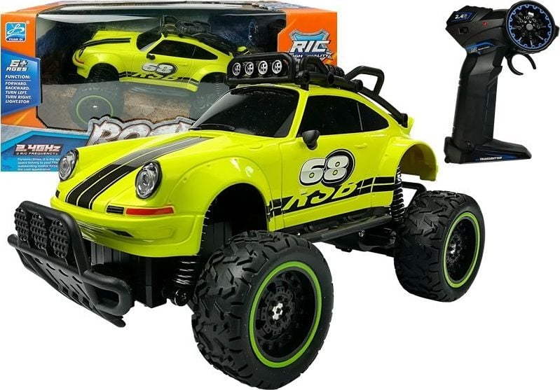 Lean Sport Auto Zdalnie Sterowane R/C Beetle Zielone 2.4G