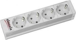 Listwa zasilająca Bachmann 4 gniazda biała