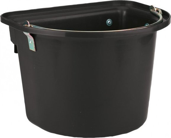 Kerbl KERBL Pojemnik na paszę z zawiesiem, 12 l, czarny