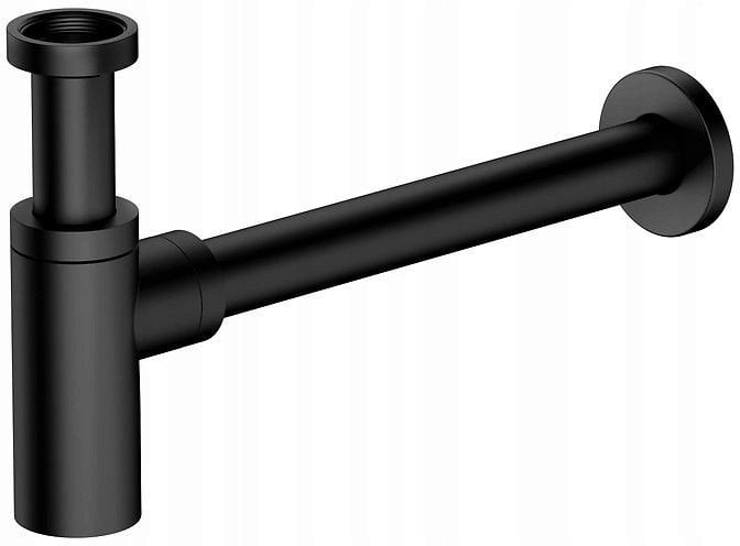 Syfon Cersanit (syfony do umywalek) Syfon do umywalki INVERTO OVAL czarny (S951-713)