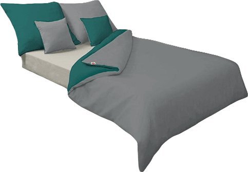 Multitex Pościel 140 x 200 2cz Satynowa Double Face Gold 18