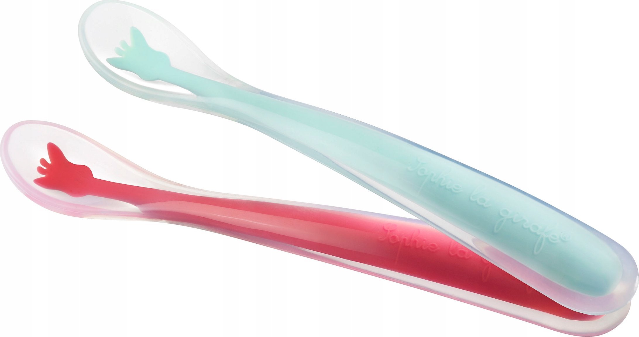 Sophie la Girafe ZESTAW DWÓCH SILIKONOWYCH ŁYŻECZEK