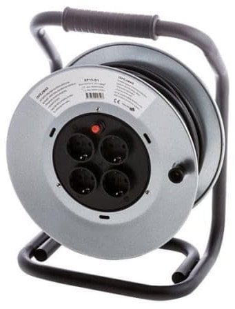 EXT CORD XP15-D1 3X1.5 50M 4P REEL MET