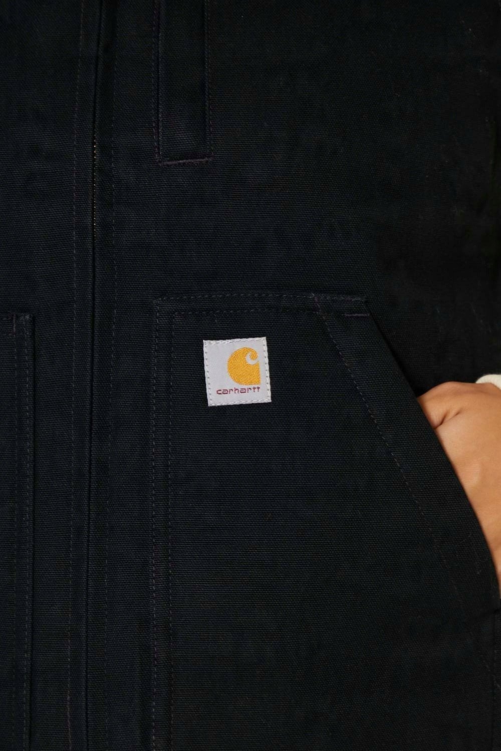 Damska Kamizelka Carhartt Sherpa Mock Neck Black