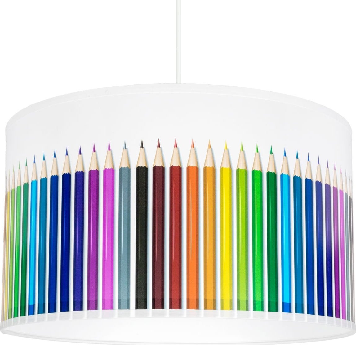 Solar Lampa wisząca kolorowe kredki plus denko