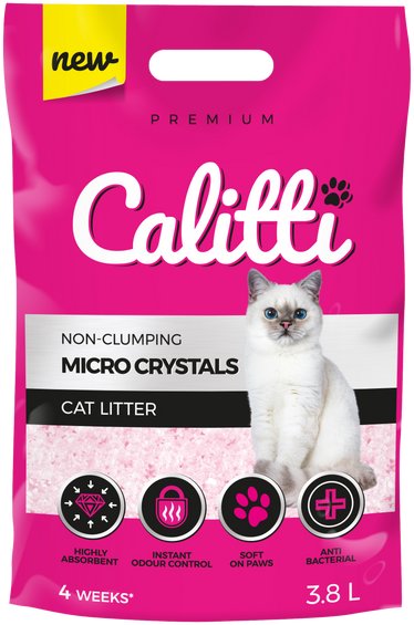 Żwirek dla kota Calitti Micro Crystals Bezzapachowy 30.4 l