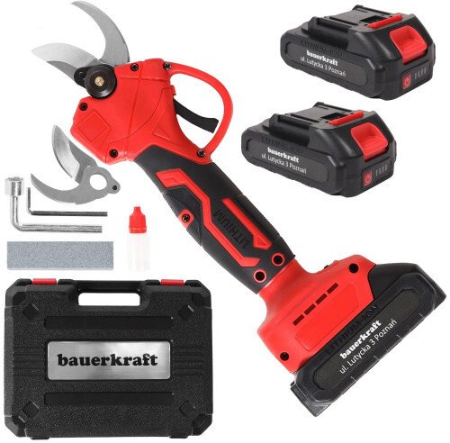 Sekator akumulatorowy elektryczny do gałęzi żywopłotu 21V