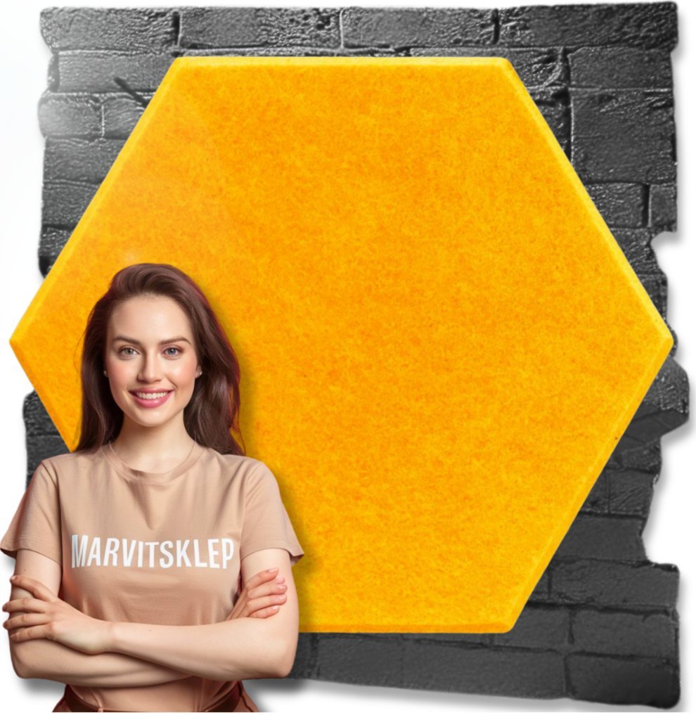 Iteams4Now Panele ścienne filcowe 3d heksagon zagłówek samoprzylepne akustyczne soft