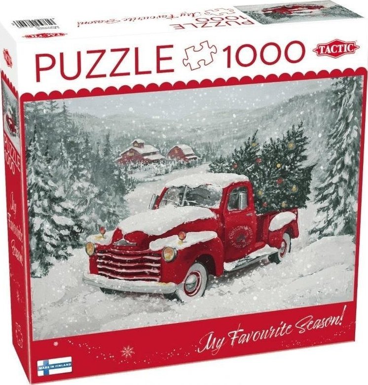Tactic Puzzle 1000 Christmas Tree Truck