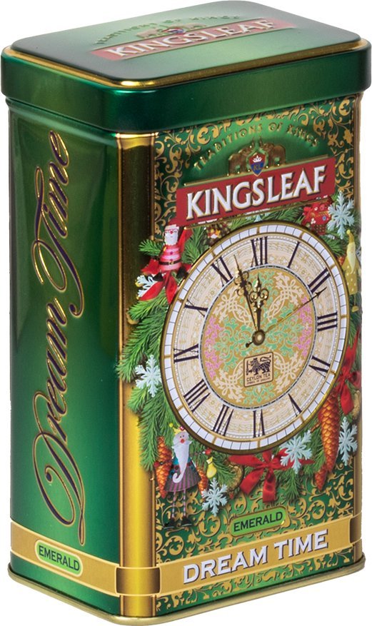 Kingsleaf Kingsleaf DREAM TIME EMERALD herbata zielona MIĘTA MAROKAŃSKA liściasta - puszka 75 g