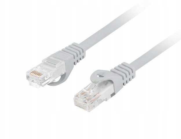PATCHCORD KAT.6 UTP LSZH CU 20M SZARY FLUKE PASSED LANBERG