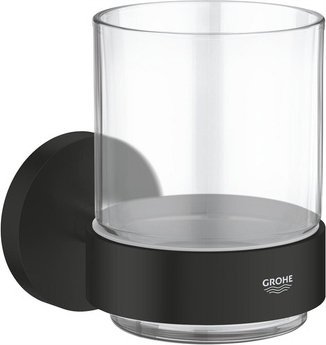 Grohe Grohe szklanka z uchwytem Essentials czarny mat 1022562430